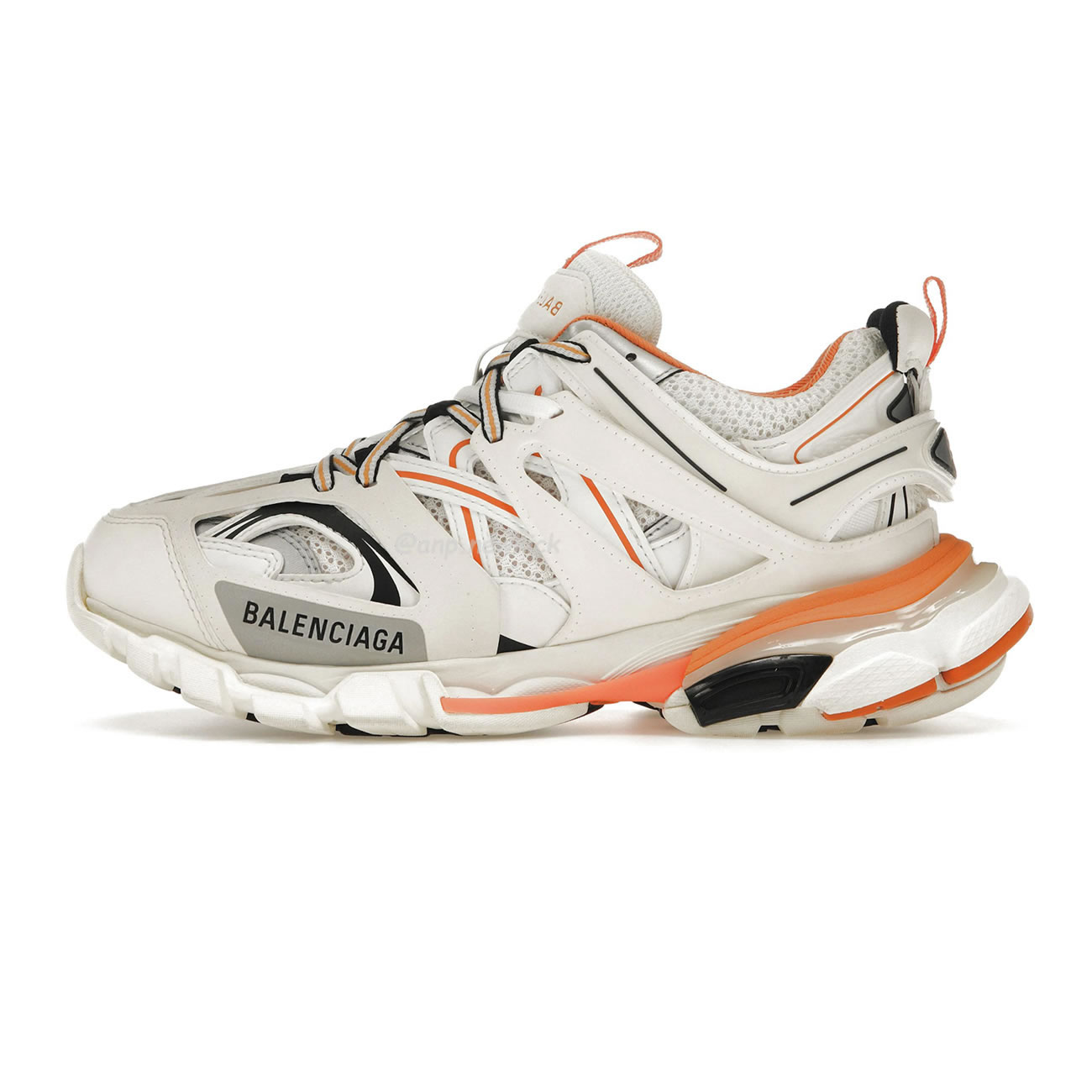 Balenciaga Track White Orange Womens 542436 W1gb1 9059 (1) - newkick.app